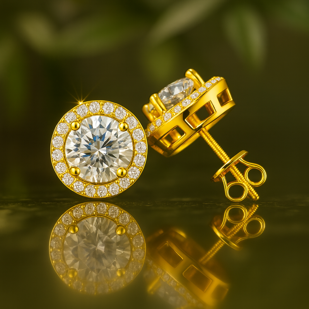 Moissanite Women Earrings