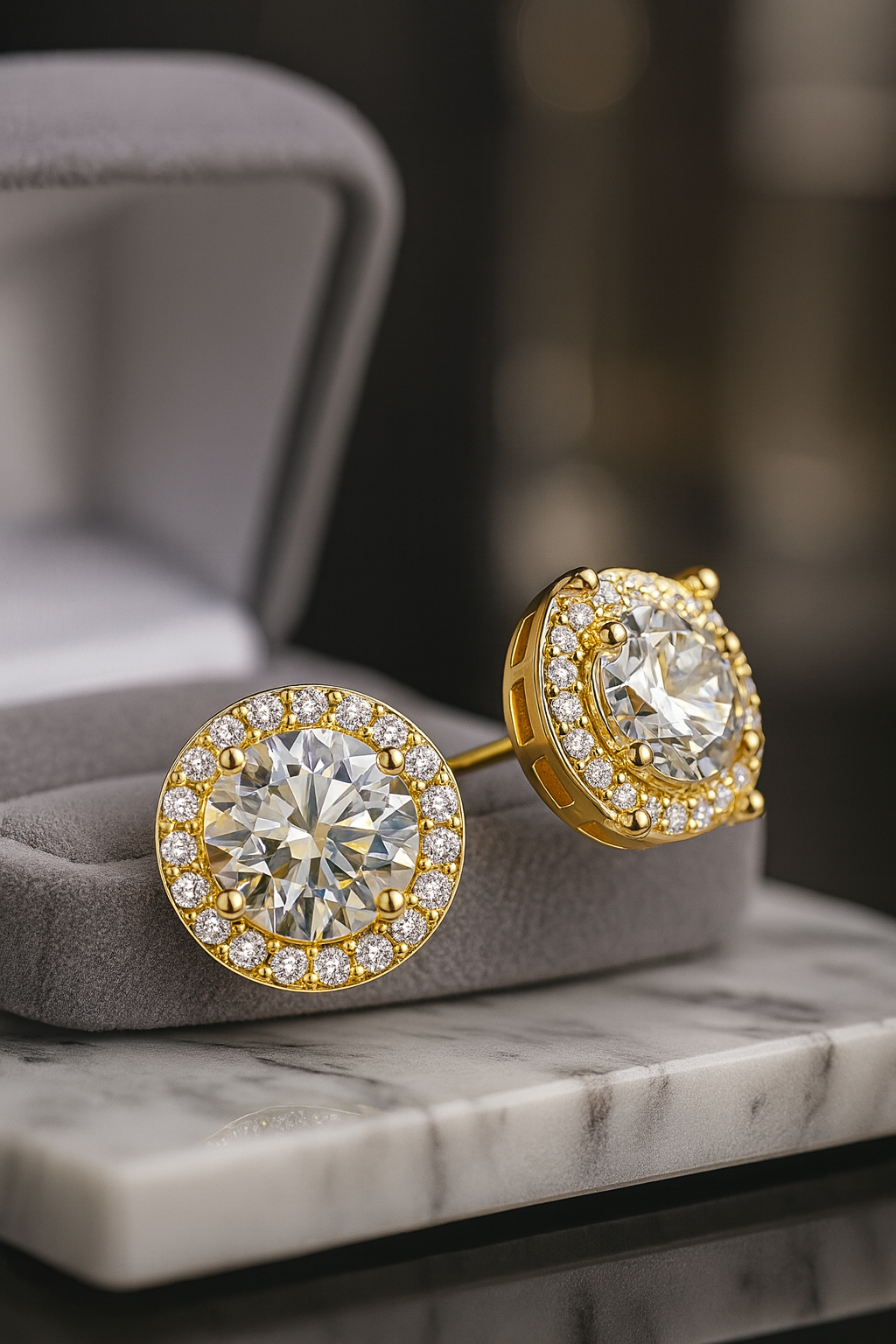 Moissanite Women Earrings