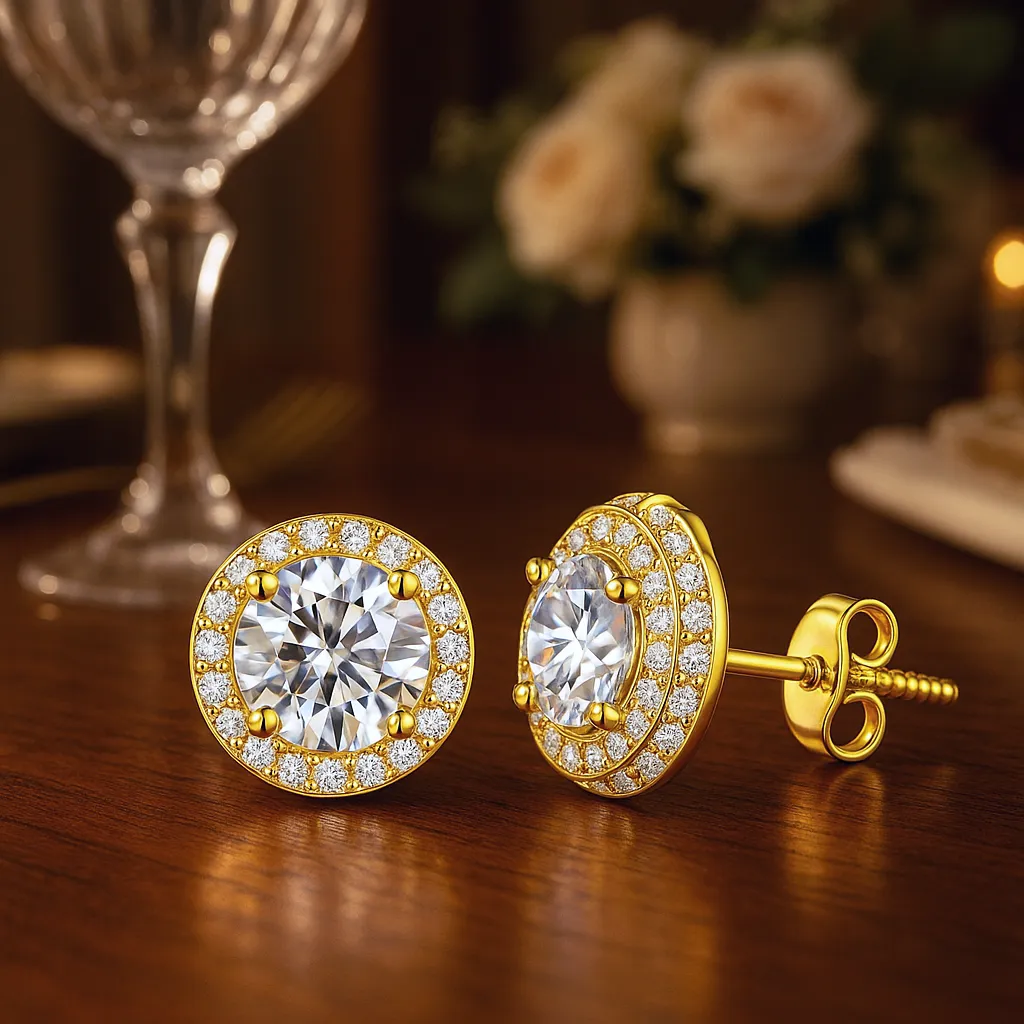 Moissanite Women Earrings - INNER LIGHT SHINE