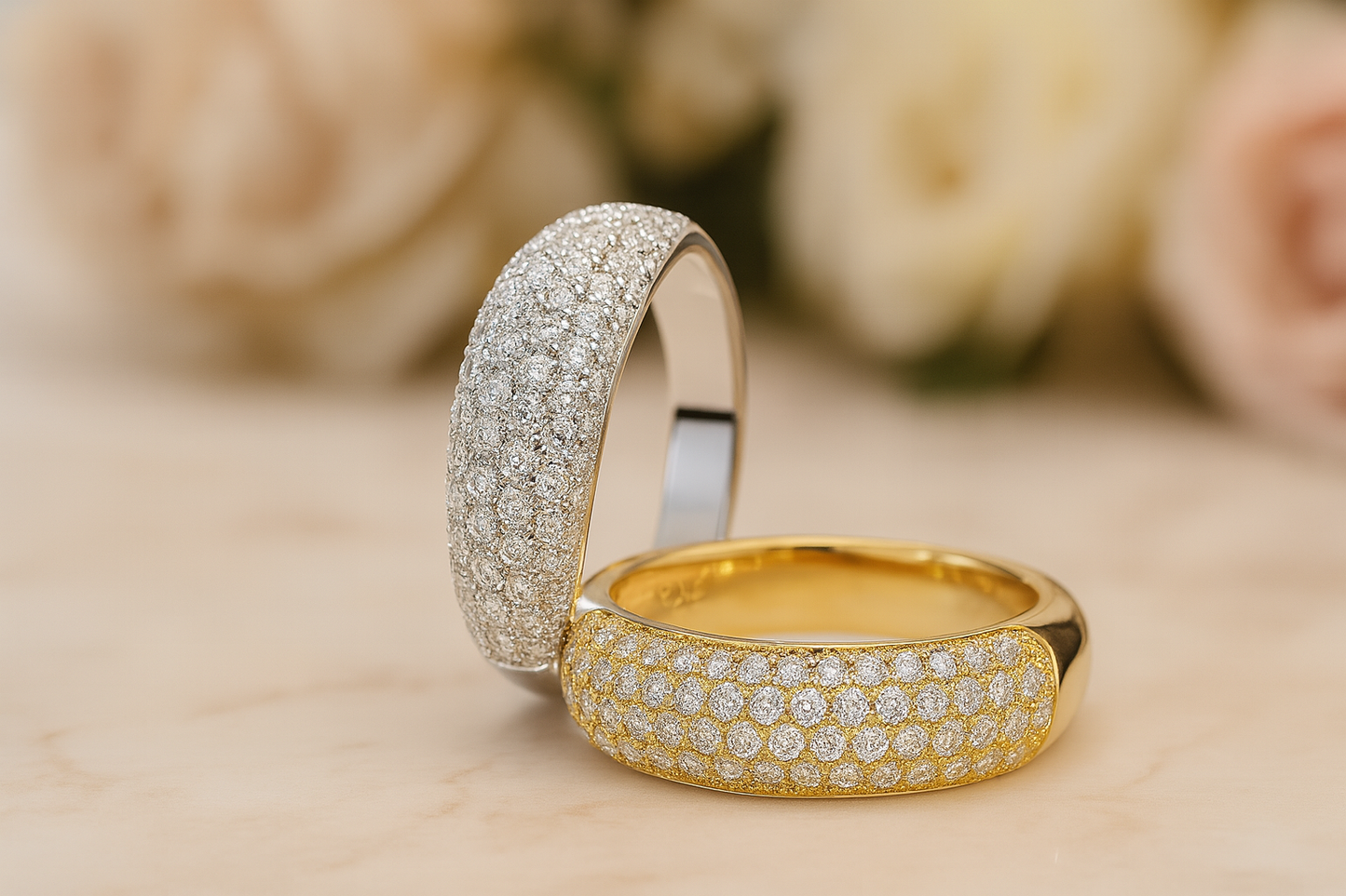 Moissanite Wedding Rings For Women - INNER LIGHT SHINE