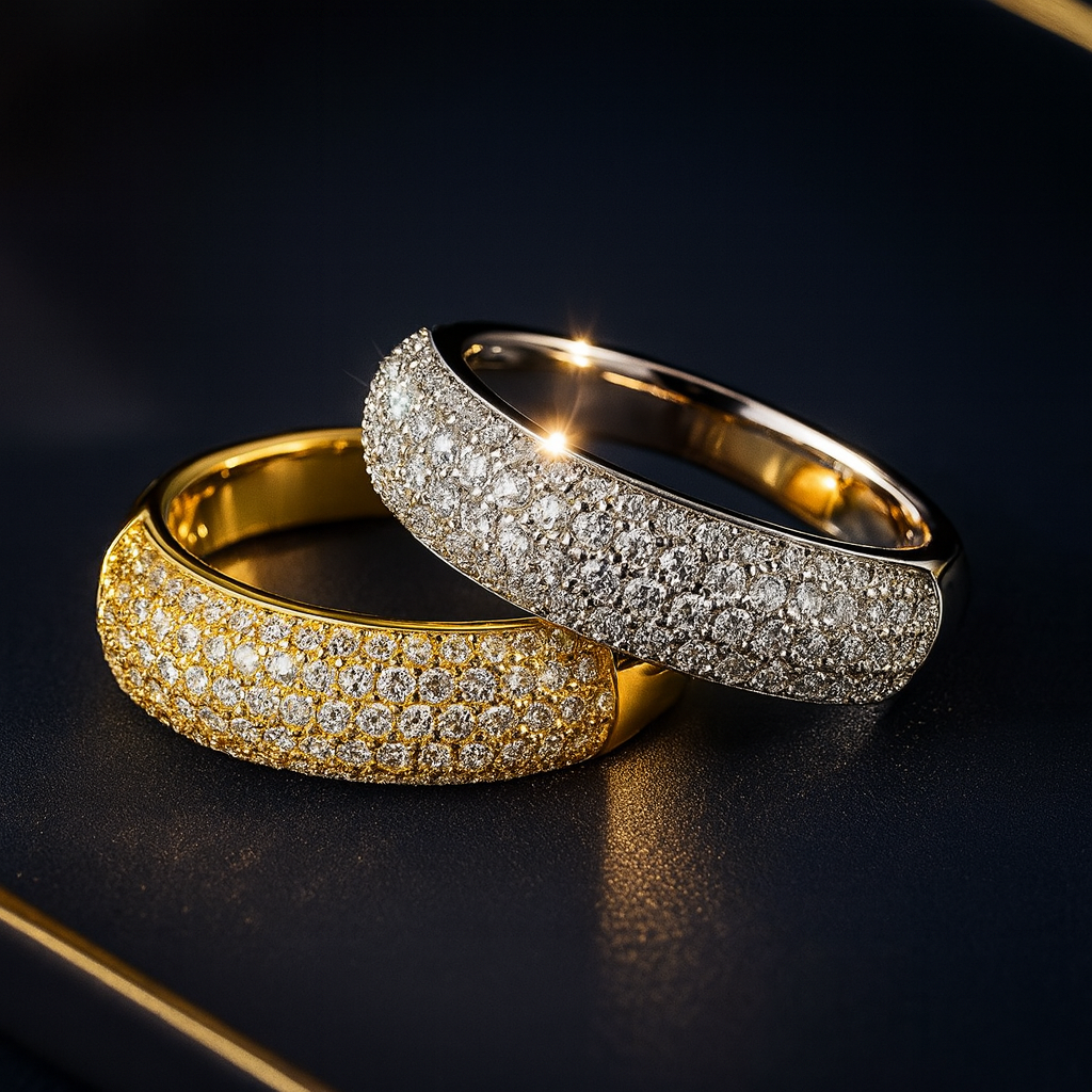 Moissanite Wedding Rings For Women - INNER LIGHT SHINE