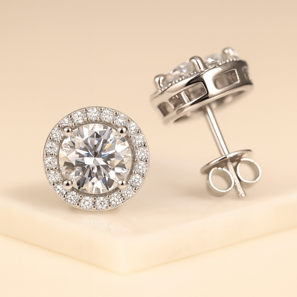 Moissanite Women Earrings