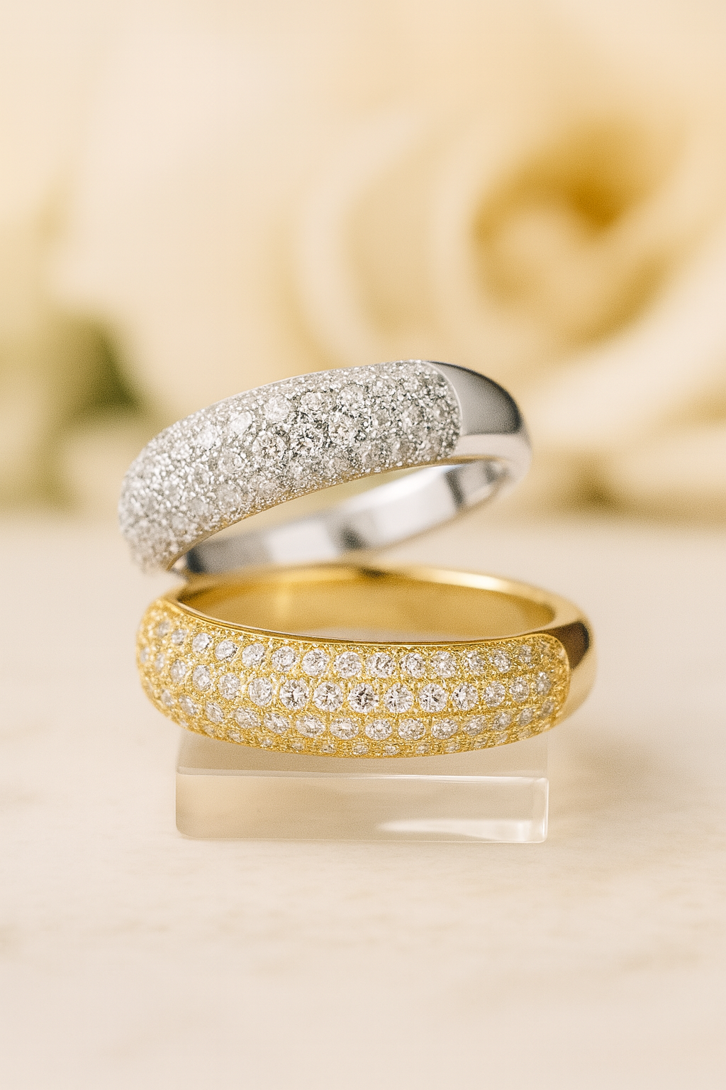 Moissanite Wedding Rings For Women - INNER LIGHT SHINE