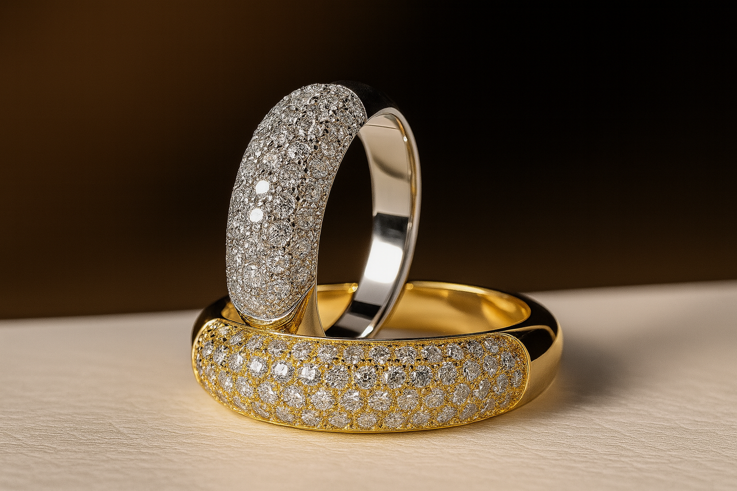 Moissanite Wedding Rings For Women - INNER LIGHT SHINE