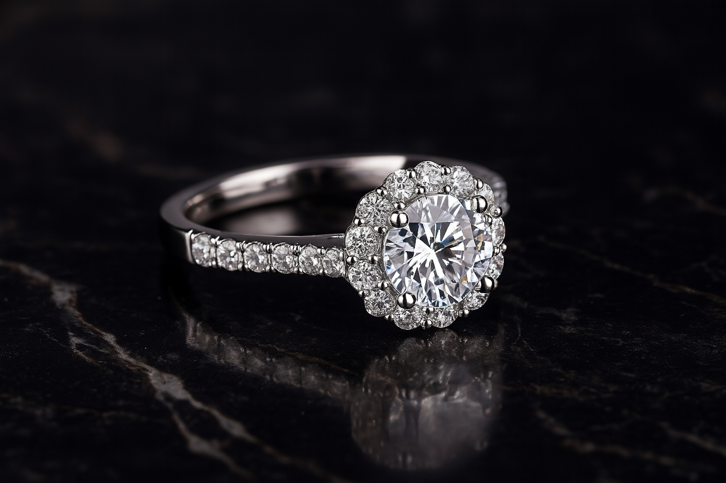 Moissanite Rings For Women Wedding Bridal - INNER LIGHT SHINE