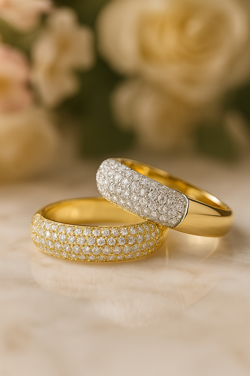 Moissanite Wedding Rings For Women - INNER LIGHT SHINE