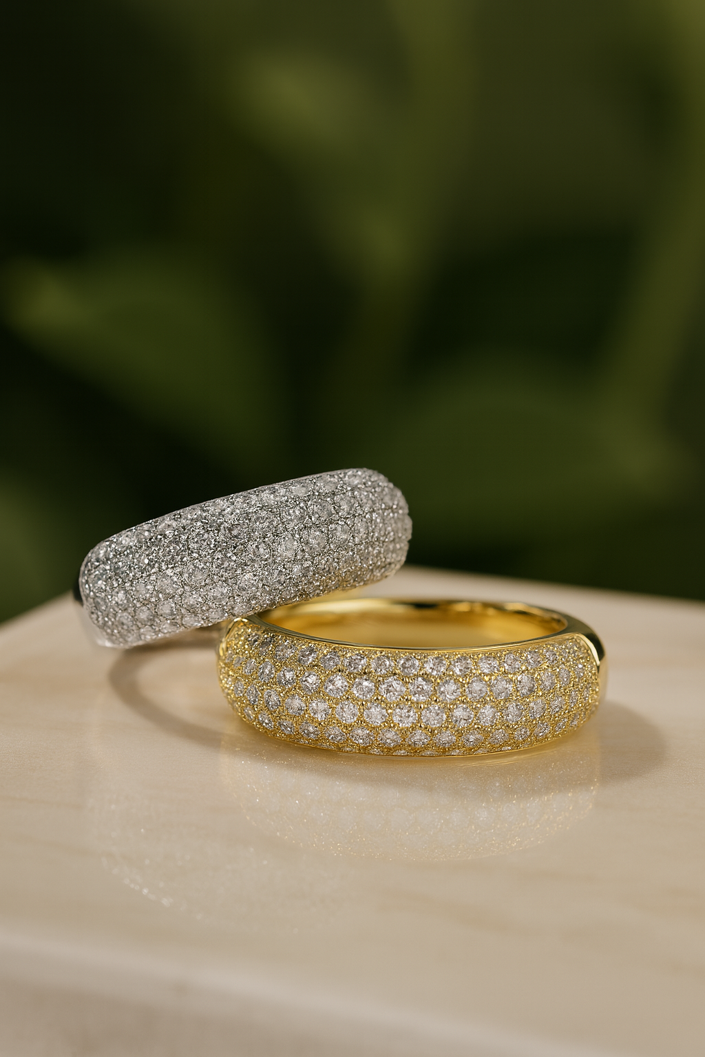 Moissanite Wedding Rings For Women - INNER LIGHT SHINE