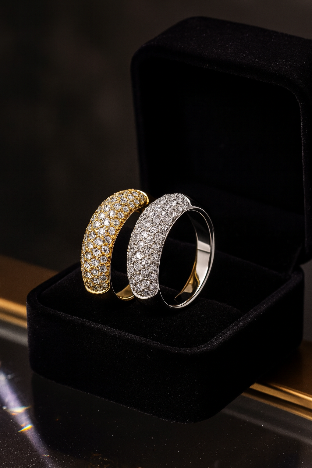 Moissanite Wedding Rings For Women - INNER LIGHT SHINE
