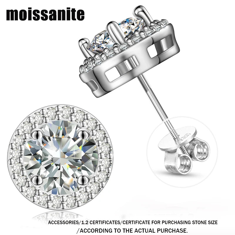 Moissanite Women Earrings - INNER LIGHT SHINE