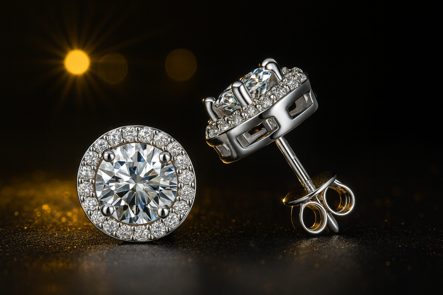 Moissanite Women Earrings