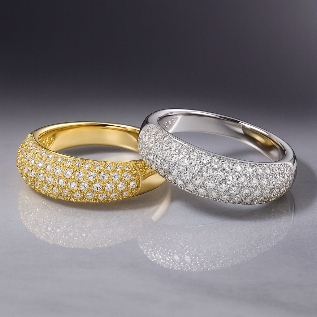 Moissanite Wedding Rings For Women - INNER LIGHT SHINE