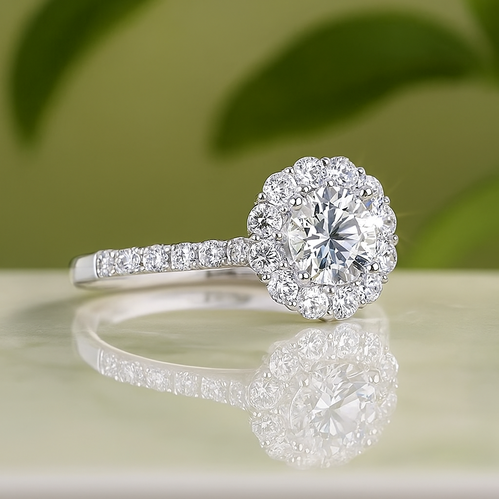 Moissanite Rings For Women Wedding Bridal - INNER LIGHT SHINE