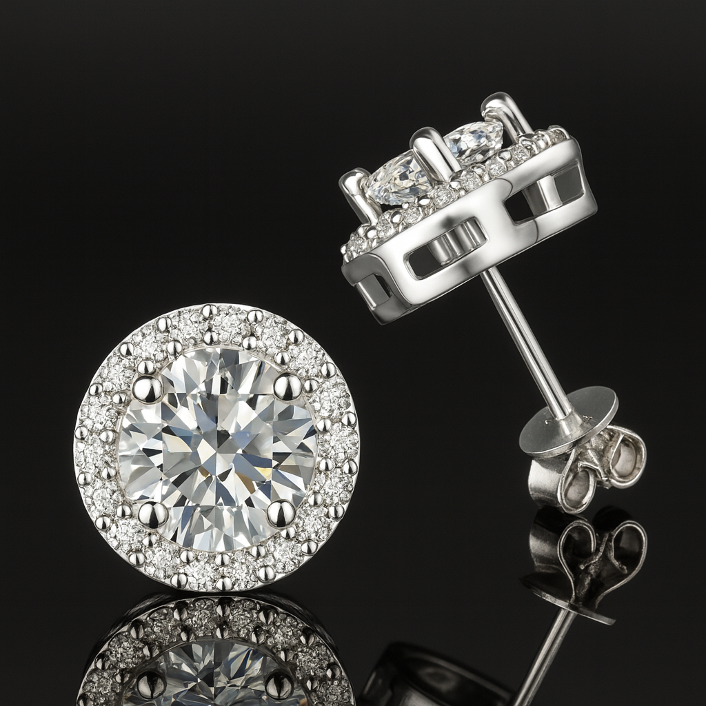 Moissanite Women Earrings