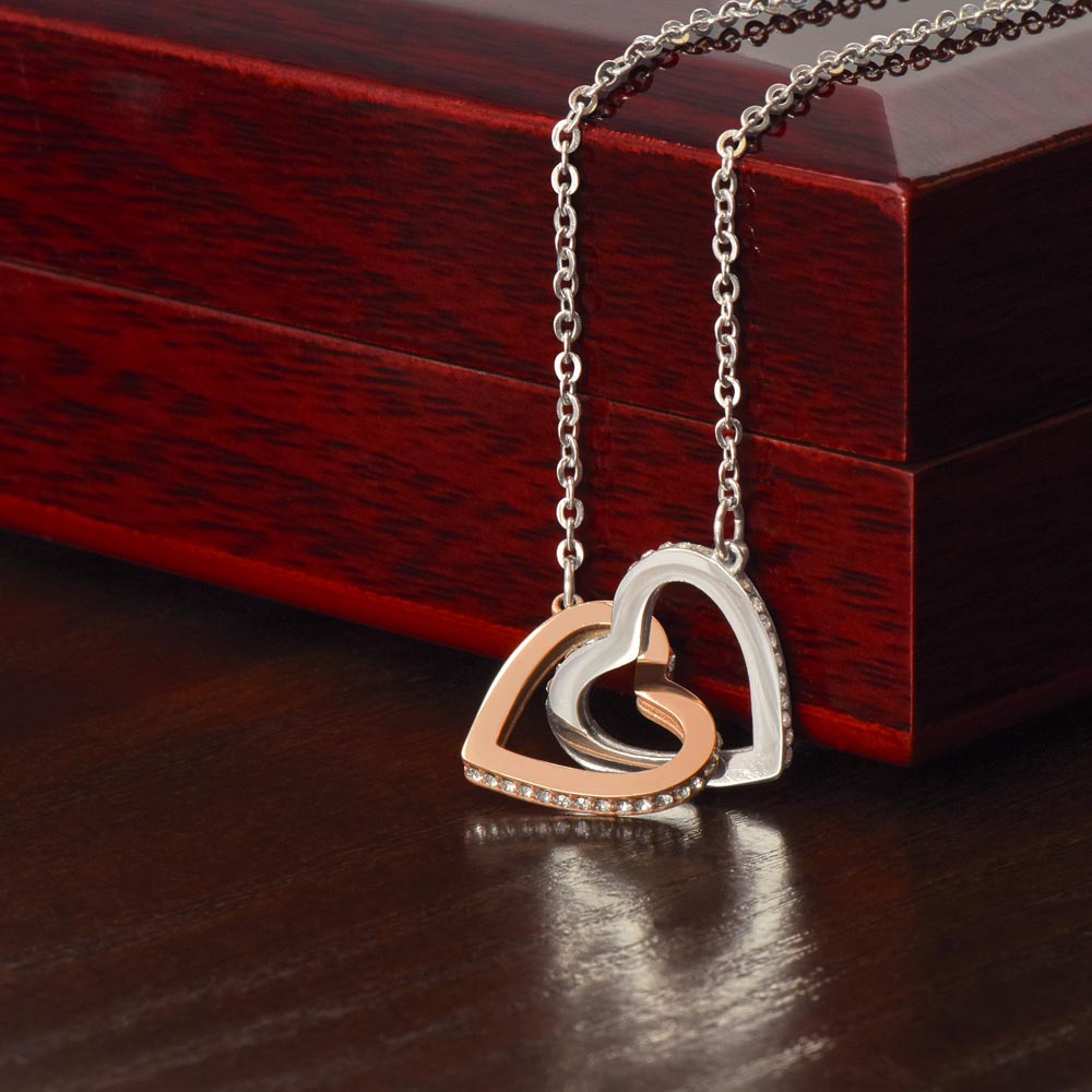 Interlocking Hearts Necklace - INNER LIGHT SHINE