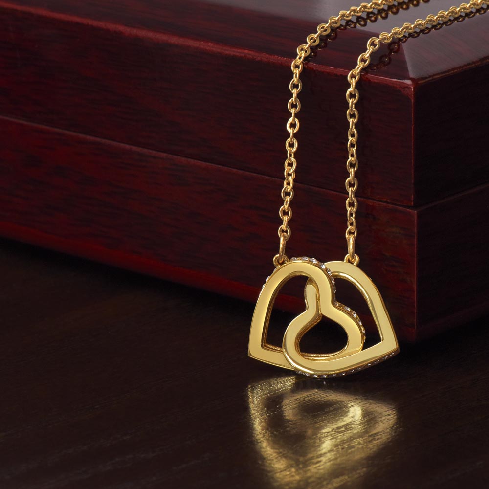 Interlocking Hearts Necklace - INNER LIGHT SHINE