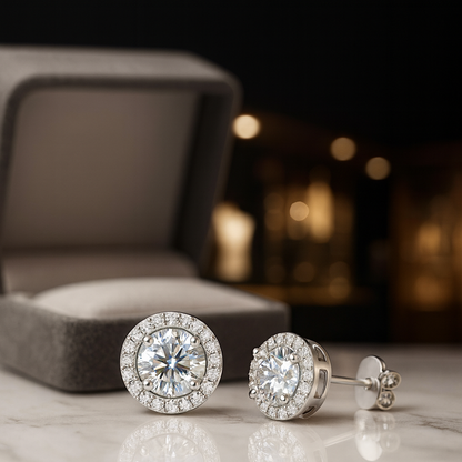Moissanite Women Earrings