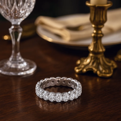 Moissanite Classic Women Ring - INNER LIGHT SHINE 