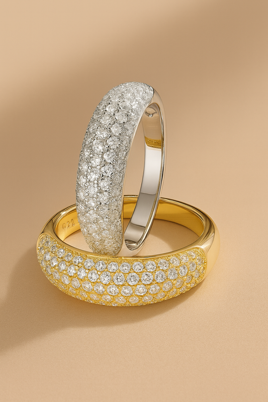 Moissanite Wedding Rings For Women - INNER LIGHT SHINE 