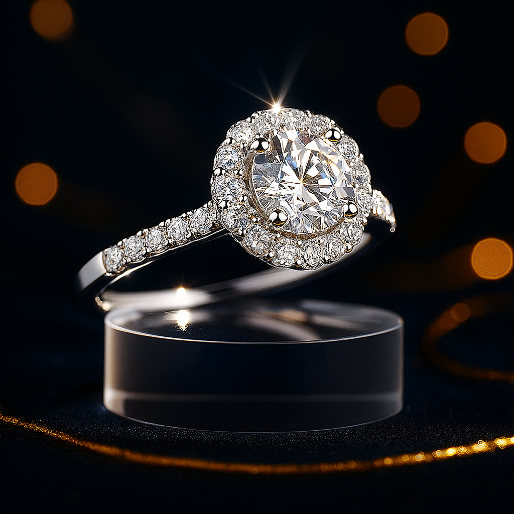 Moissanite Rings For Women Wedding Bridal - INNER LIGHT SHINE 