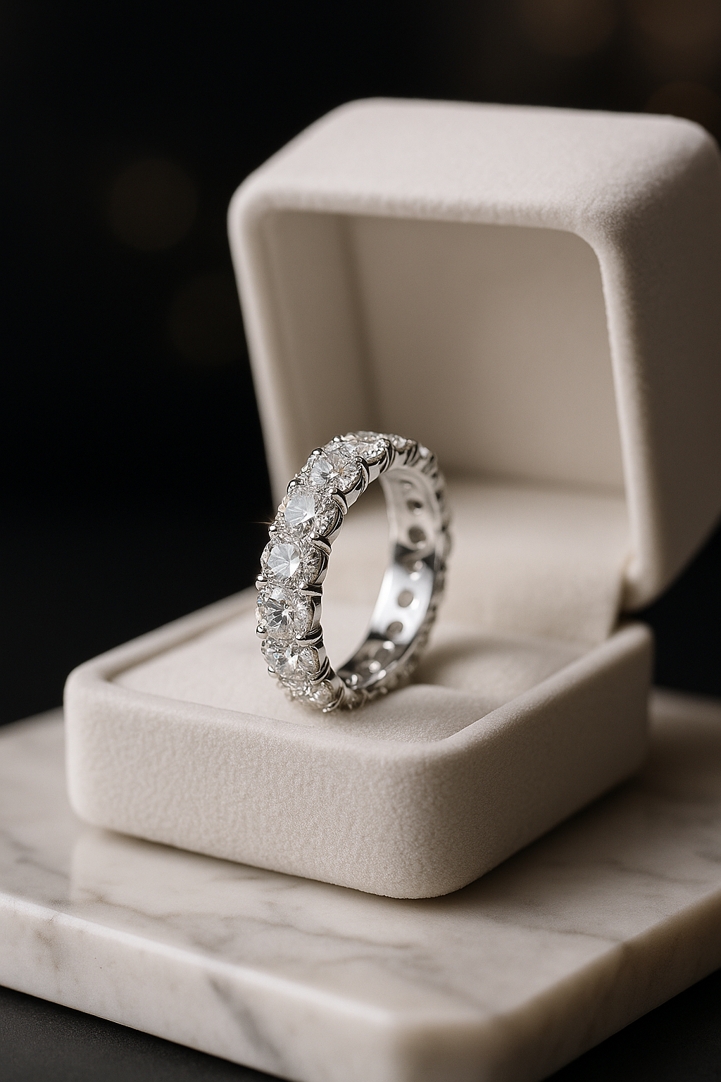 Moissanite Classic Women Ring