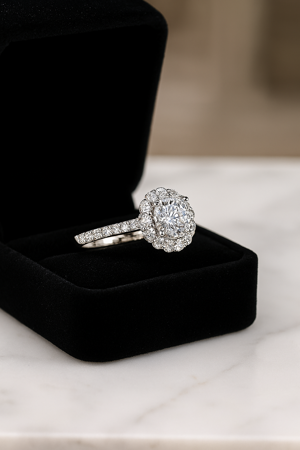 Moissanite Rings For Women Wedding Bridal - INNER LIGHT SHINE 
