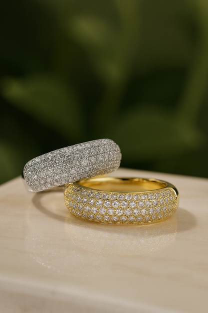 Moissanite Wedding Rings For Women - INNER LIGHT SHINE 