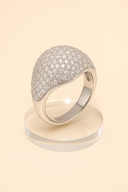 Classic Moissanite Women Ring 925 Silver For Women - INNER LIGHT SHINE 