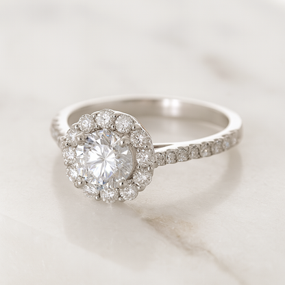 Moissanite Rings For Women Wedding Bridal - INNER LIGHT SHINE 