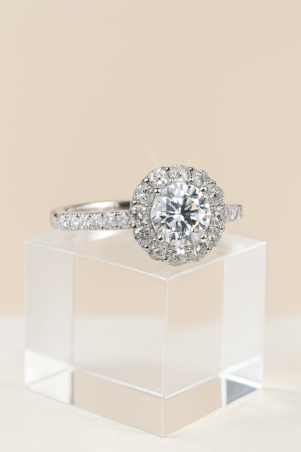 Moissanite Rings For Women Wedding Bridal - INNER LIGHT SHINE 
