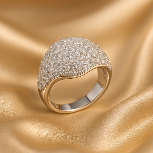 Classic Moissanite Women Ring 925 Silver For Women - INNER LIGHT SHINE 