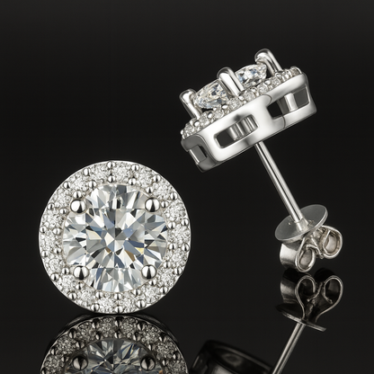 Moissanite Women Earrings