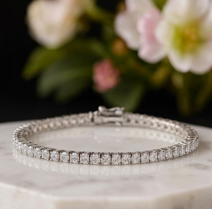 Moissanite Tennis Bracelet For Women & Men - INNER LIGHT SHINE 