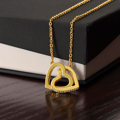 Interlocking Hearts Necklace - INNER LIGHT SHINE 