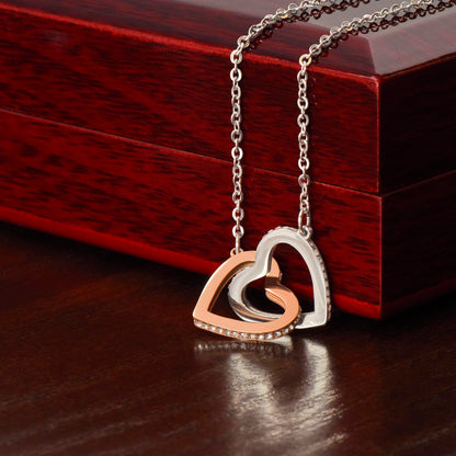 Interlocking Hearts Necklace - INNER LIGHT SHINE 