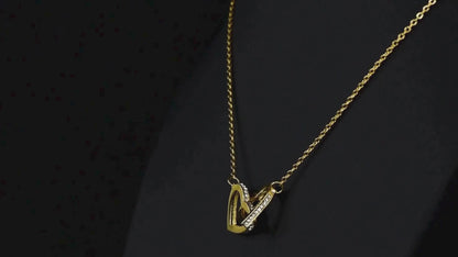 Interlocking Hearts Necklace