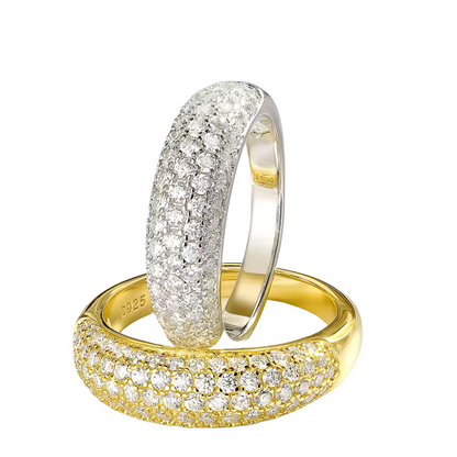 Moissanite Wedding Rings For Women - INNER LIGHT SHINE 