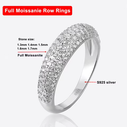 Moissanite Wedding Rings For Women - INNER LIGHT SHINE 