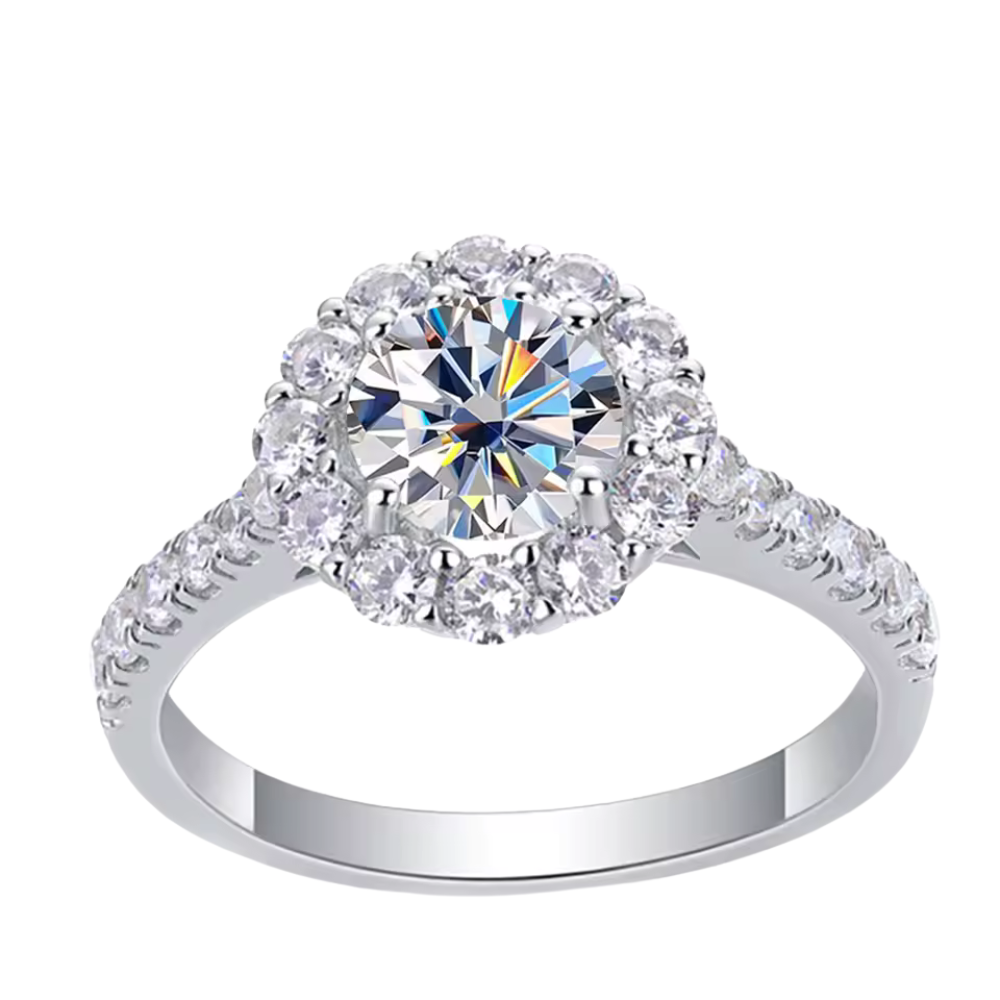 Moissanite Rings For Women Wedding Bridal - INNER LIGHT SHINE 